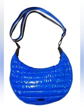 BCBGeneration Blue Puffer Crossbody Bag